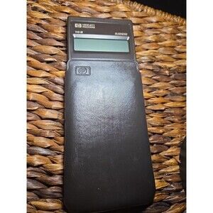 TESTED 1987 HP 10B Financial Handheld Calculator LCD Display w/ Case